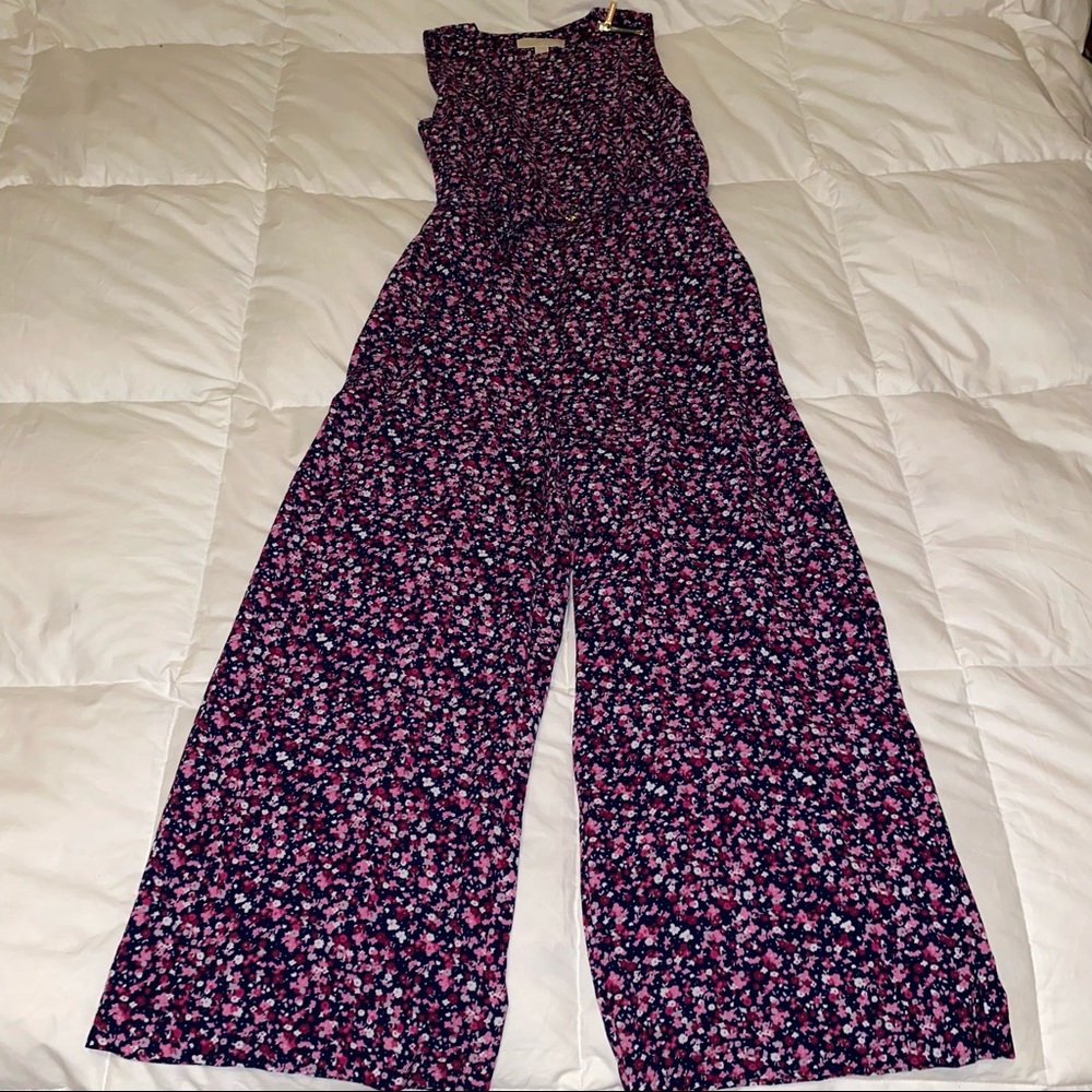 Michael kors floral jumpsuit